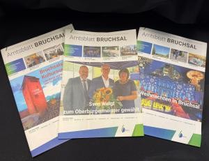 Titelseiten des Amstblatts