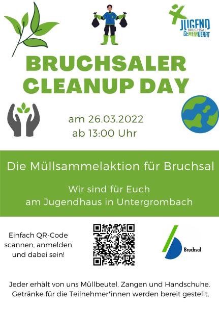 Flyer Bruchsaler Cleanup Day