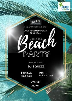 Plakat Mallorca Beach Party