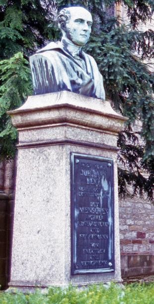 Ehrengrab von Johann Baptist Bekk bei der Bruchsaler Peterskirche