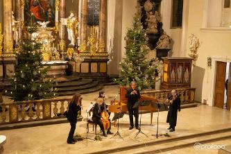 Silvesterkonzert in der barocken Peterskirche. (Aufnahme: Annette Göring)