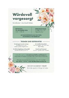 Würdevoll vorgesorgt Würdevoll vorgesorgt