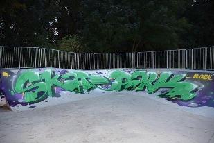 Grafitti Aktion im Skatepark_Internet