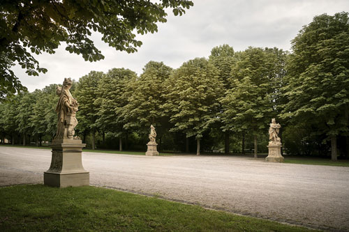Bildrecht: Staatliche Schlösser und Gärten Baden-Württemberg, Günter Bayerl Schlossgarten Bruchsal, Kastanienallee