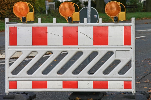 Sperrung einer Straße
