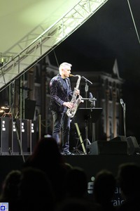 Curtis Stiger mit Saxophon
