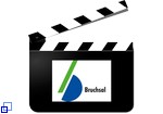 Filmklappe mit Logo der Stadt Bruchsal