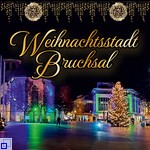 Bruchsaler Innenstadt mit Weihnachtsbeleuchtung